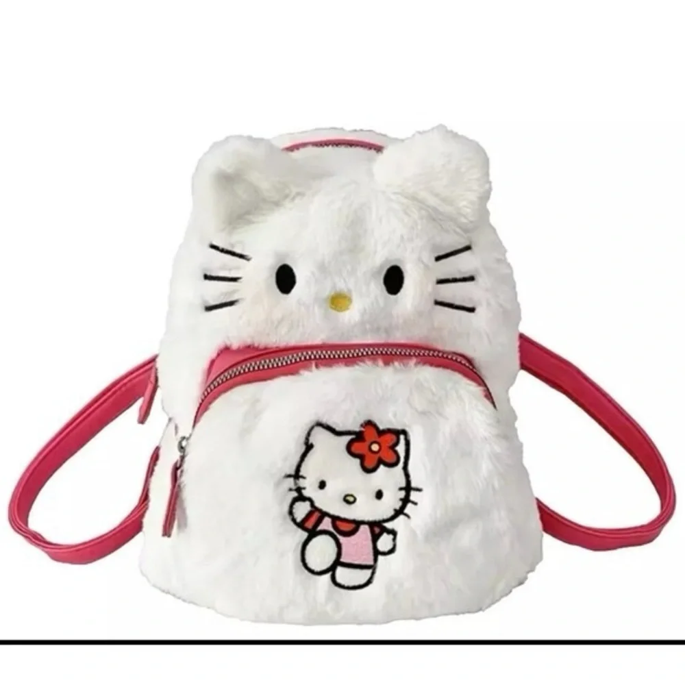 Hello Kitty Plush Kawaii Mini Backpack